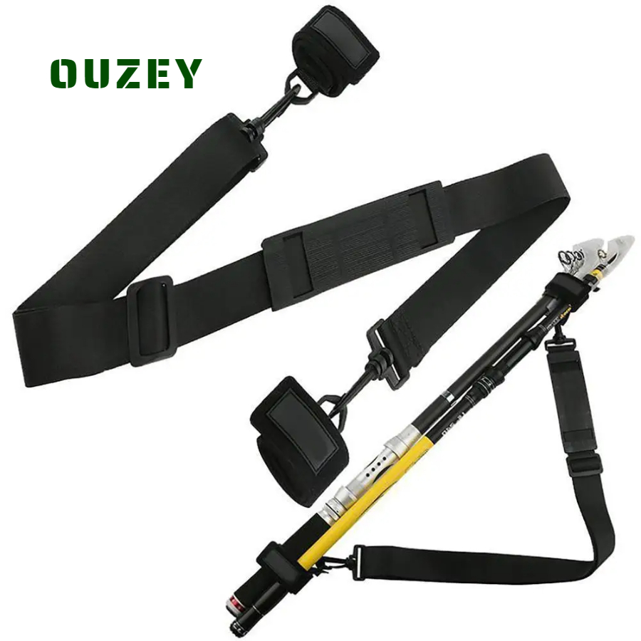 Fishing Belt - Fishing Rod Carrying Strap Sling Shoulder