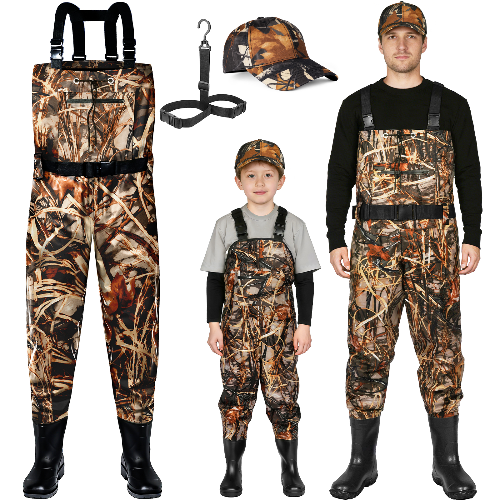 Leaf Camouflage Waders with Fi – обзор и цена Fishing Waders