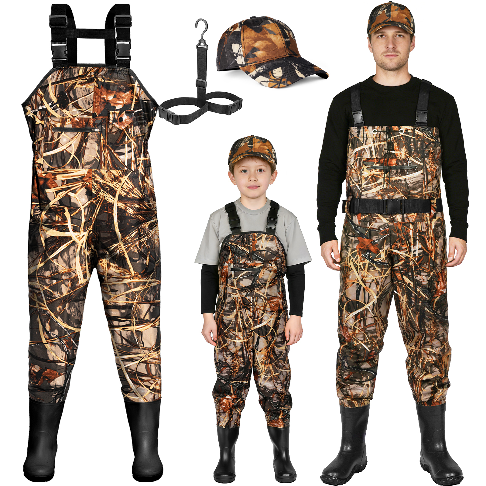 Leaf Camouflage Waders with Fi – обзор и цена Fishing Waders