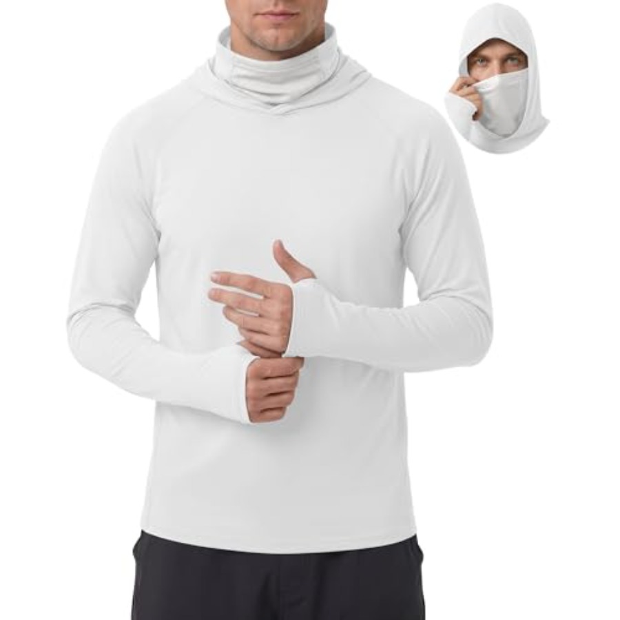 Men's UPF 50+ Sun Protection H – обзор и цена Fishing Hoodie