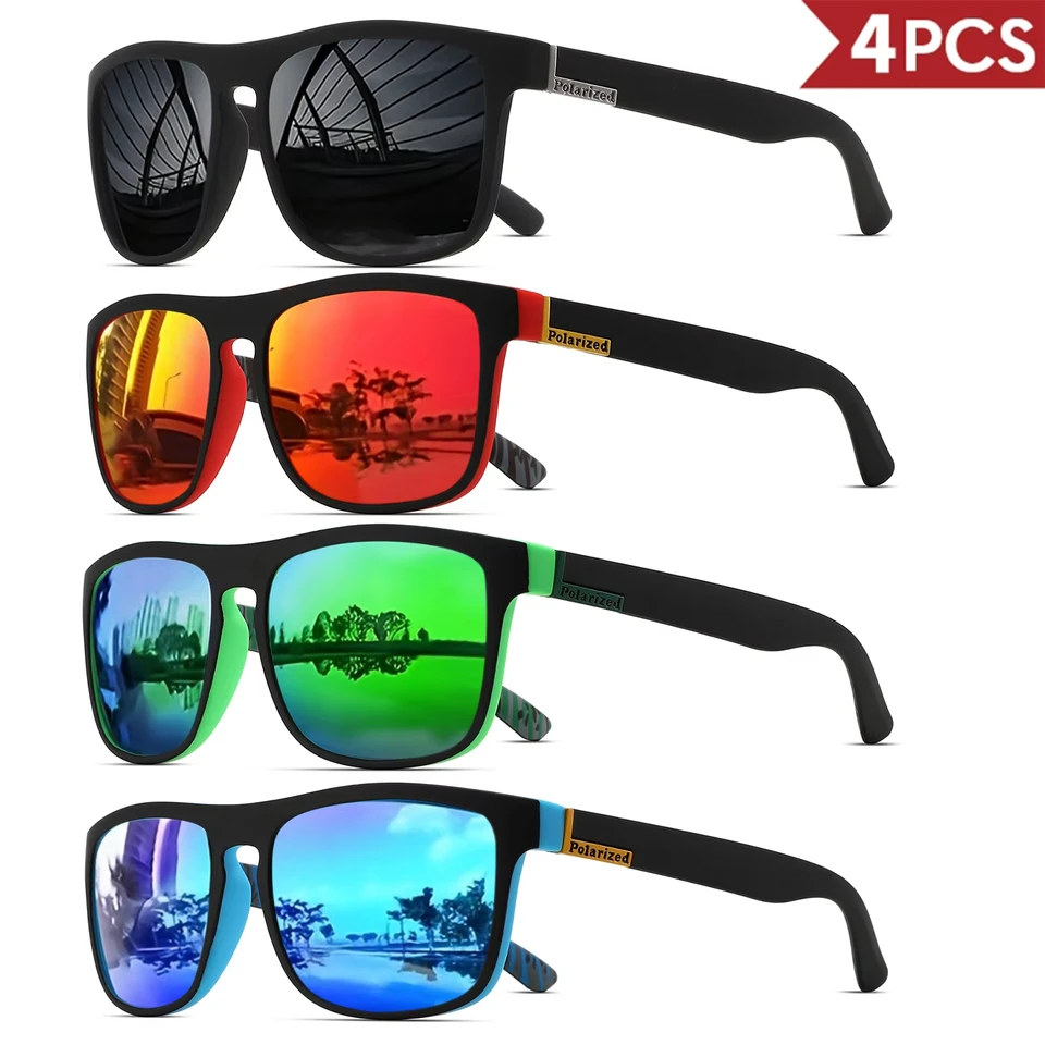 1-4PCS Men Classical Square Po – обзор и цена Fishing Sunglasses Polarized