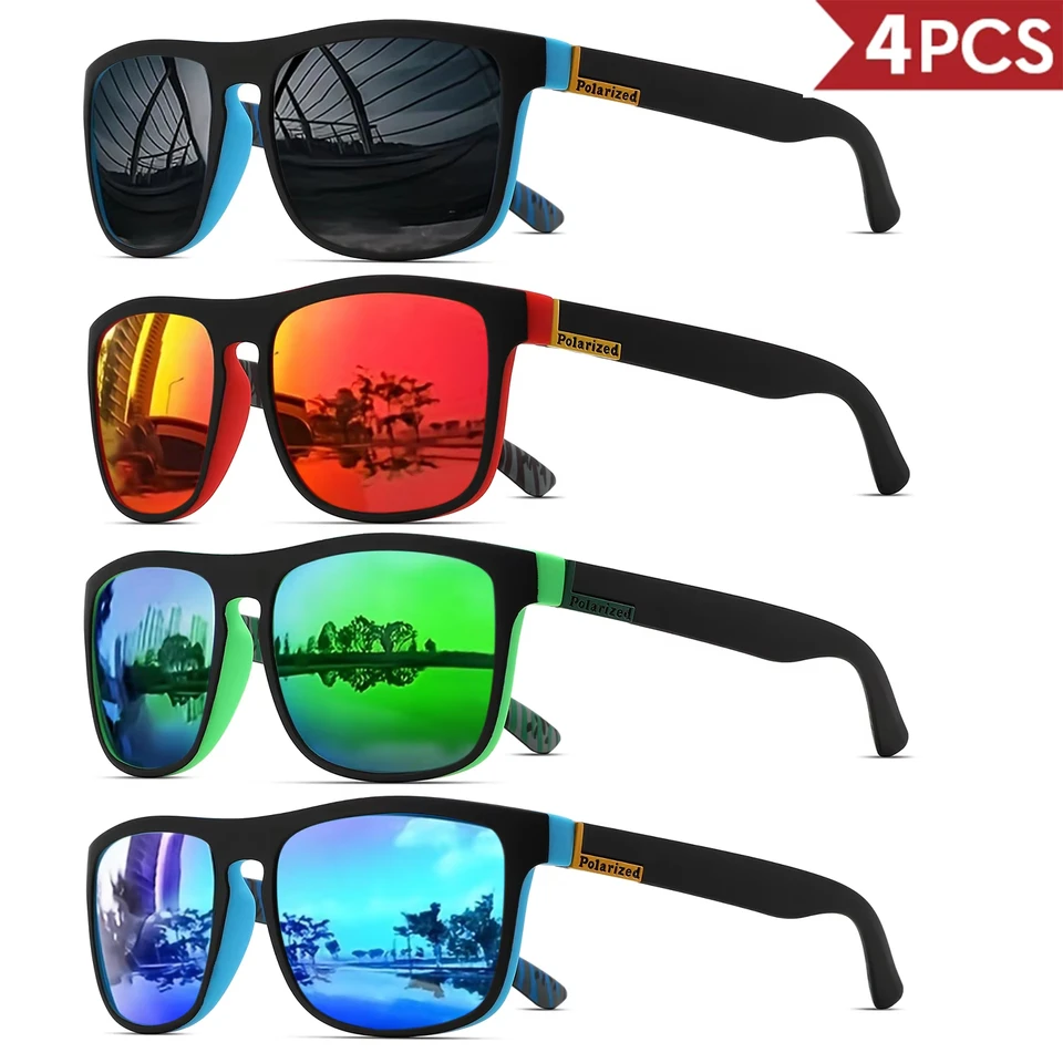 1-4PCS Men Classical Square Po – обзор и цена Fishing Sunglasses Polarized