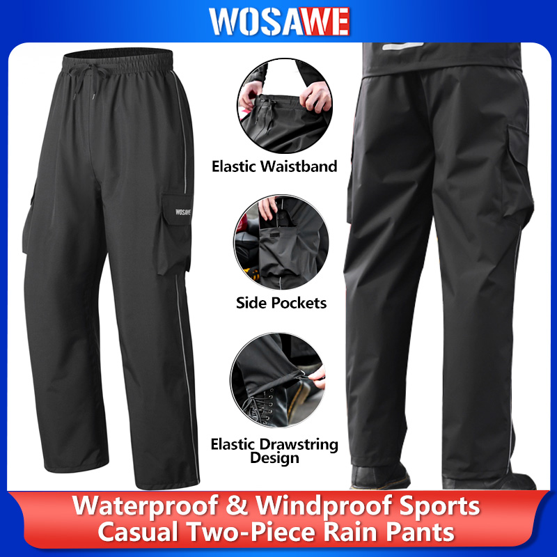 WOSAWE Motorcycle Rain Pants R – обзор и цена Fishing Pants Waterproof