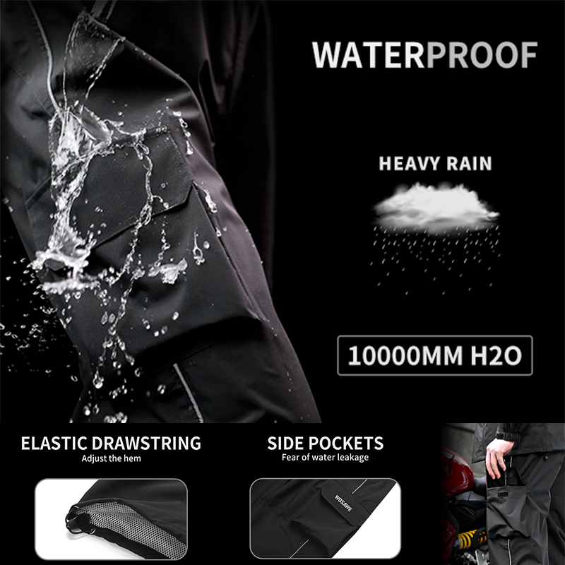 WOSAWE Motorcycle Rain Pants R – обзор и цена Fishing Pants Waterproof