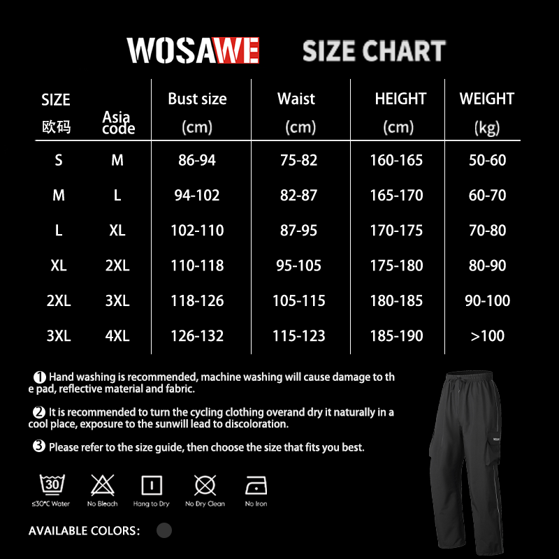 WOSAWE Motorcycle Rain Pants R – обзор и цена Fishing Pants Waterproof