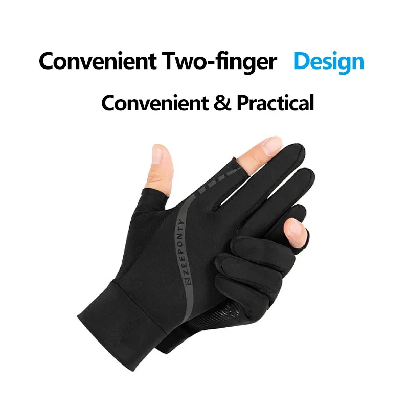 Men's Summer Ice Silk Cycling  – обзор и цена Fishing Gloves