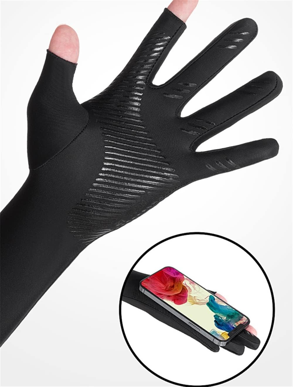 UV Protection Armsleeves with  – обзор и цена Fishing Gloves