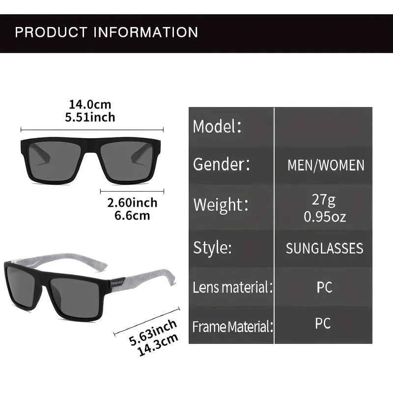 Fashion Vintage Square Polariz – обзор и цена Fishing Sunglasses Polarized