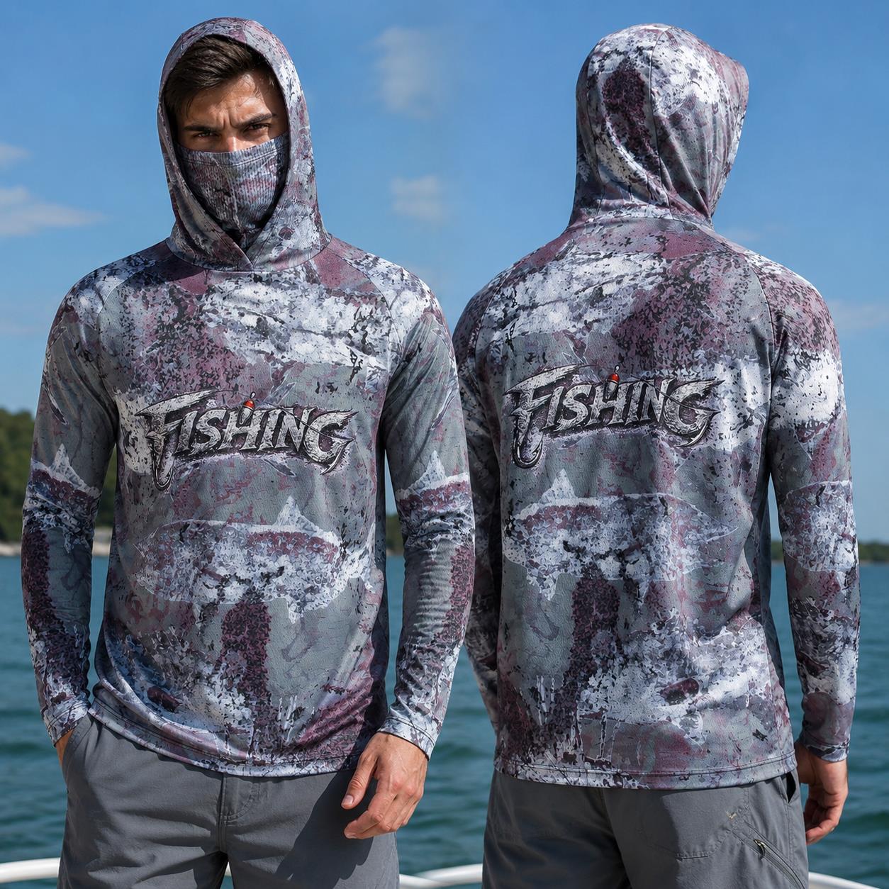Fishing Shirt Hooded Men Fishi – обзор и цена Fishing Hoodie