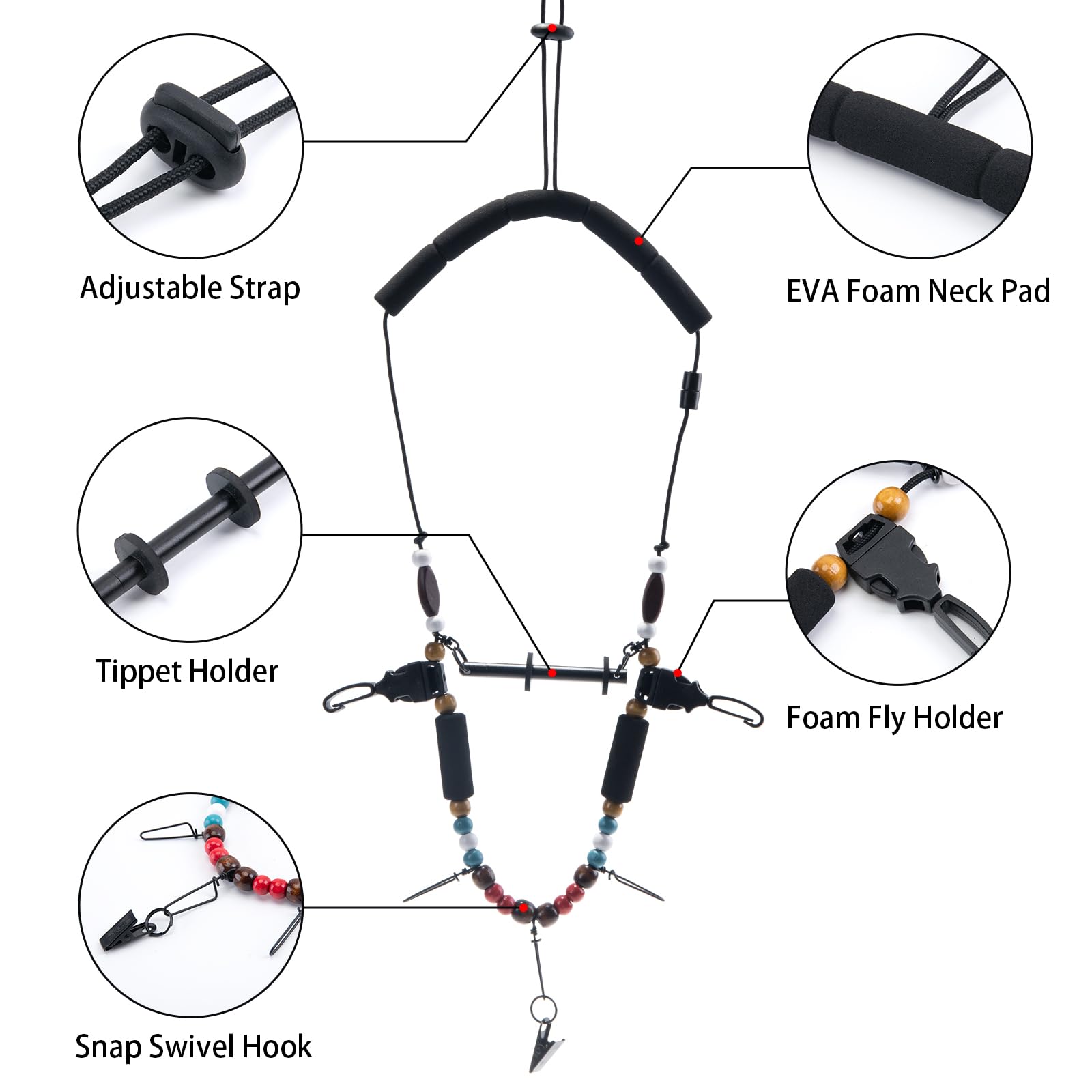 Goture Fly Fishing Lanyard Lig – обзор и цена Fishing Belt