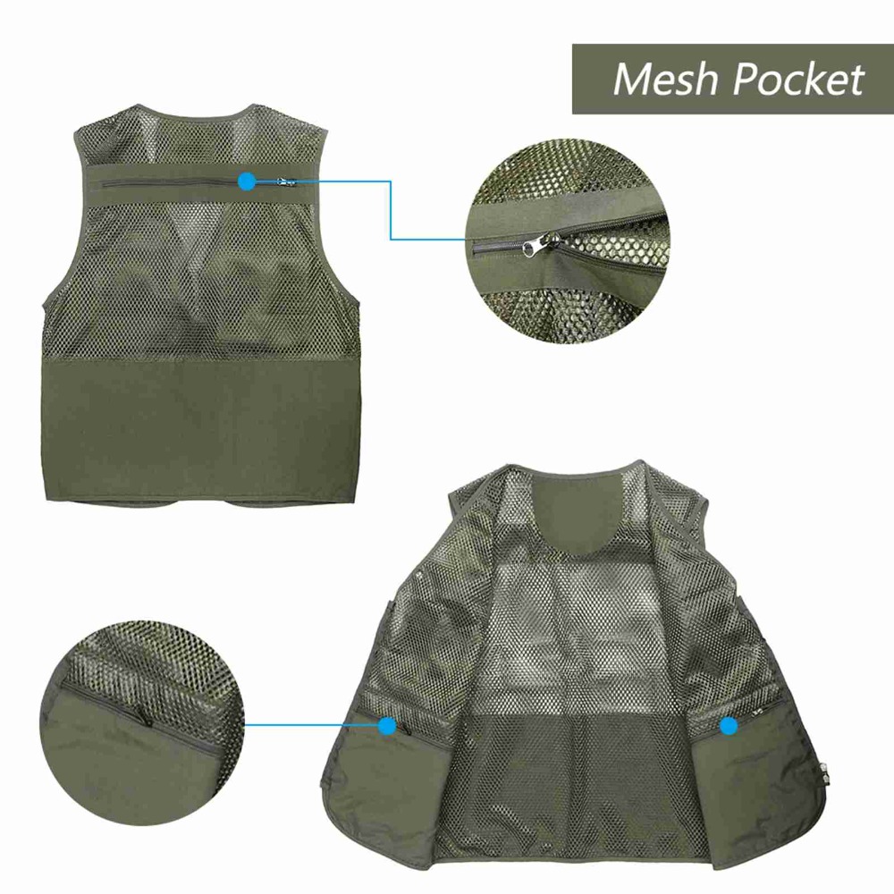 Durable with 16 Pockets Fishin – обзор и цена Fishing Vest