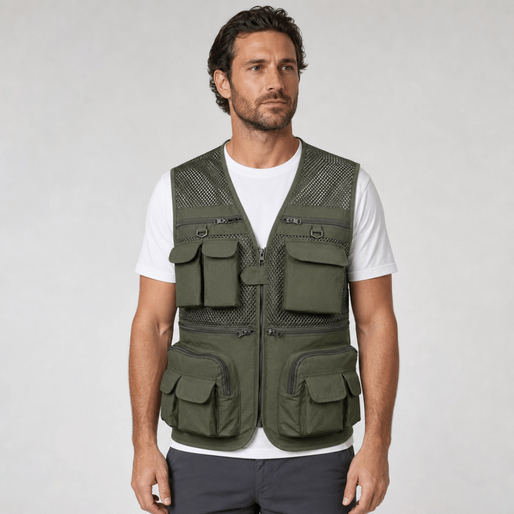 Durable with 16 Pockets Fishin – обзор и цена Fishing Vest