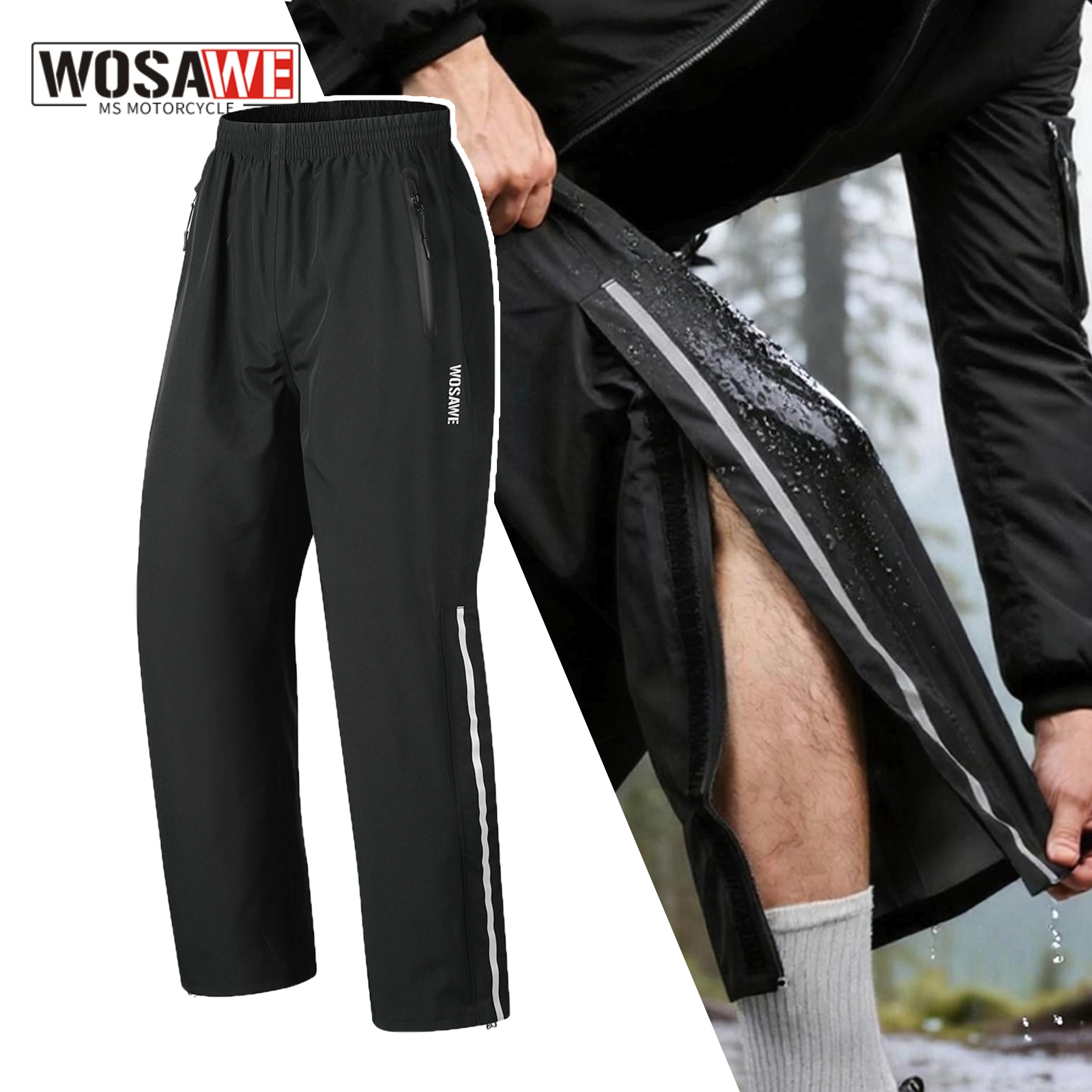 WOSAWE Rain Pants Windproof Me – обзор и цена Fishing Pants Waterproof