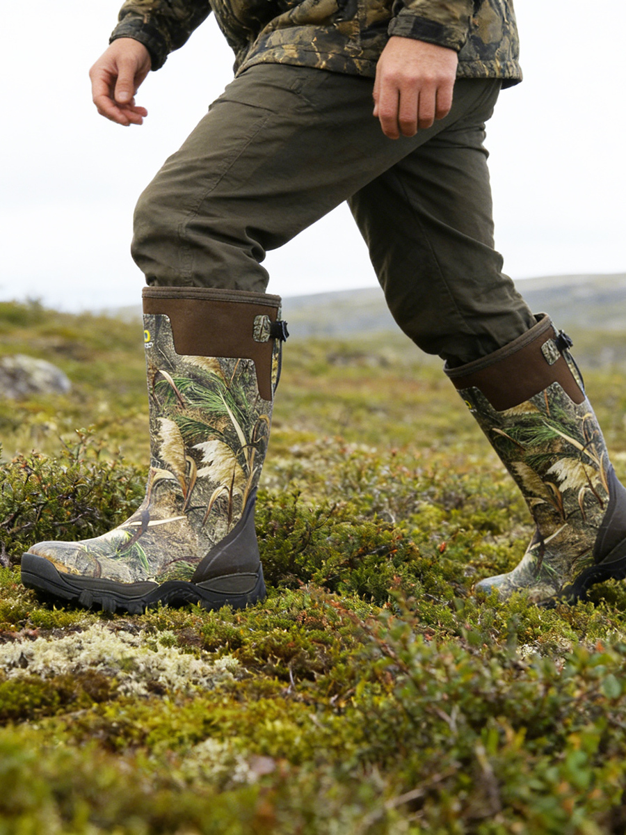 Men's High-Cut Camouflage Rain – обзор и цена Fishing Boots
