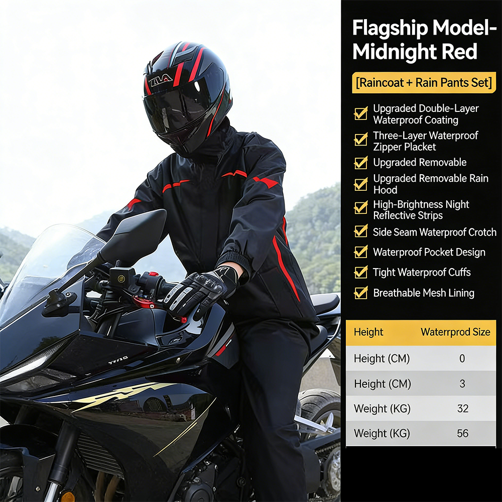 Motorcycle Rain Suit Men Women – обзор и цена Fishing Rain Suit