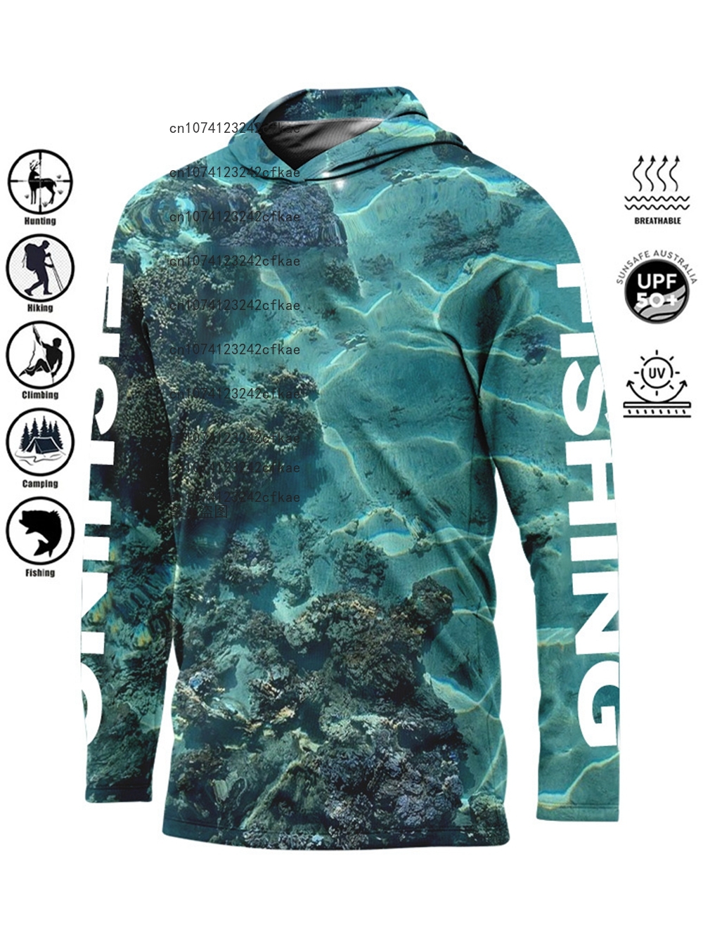 Fishing Shirt Hoodie,UPF 50+ U – обзор и цена Fishing Shirt Uv Protection