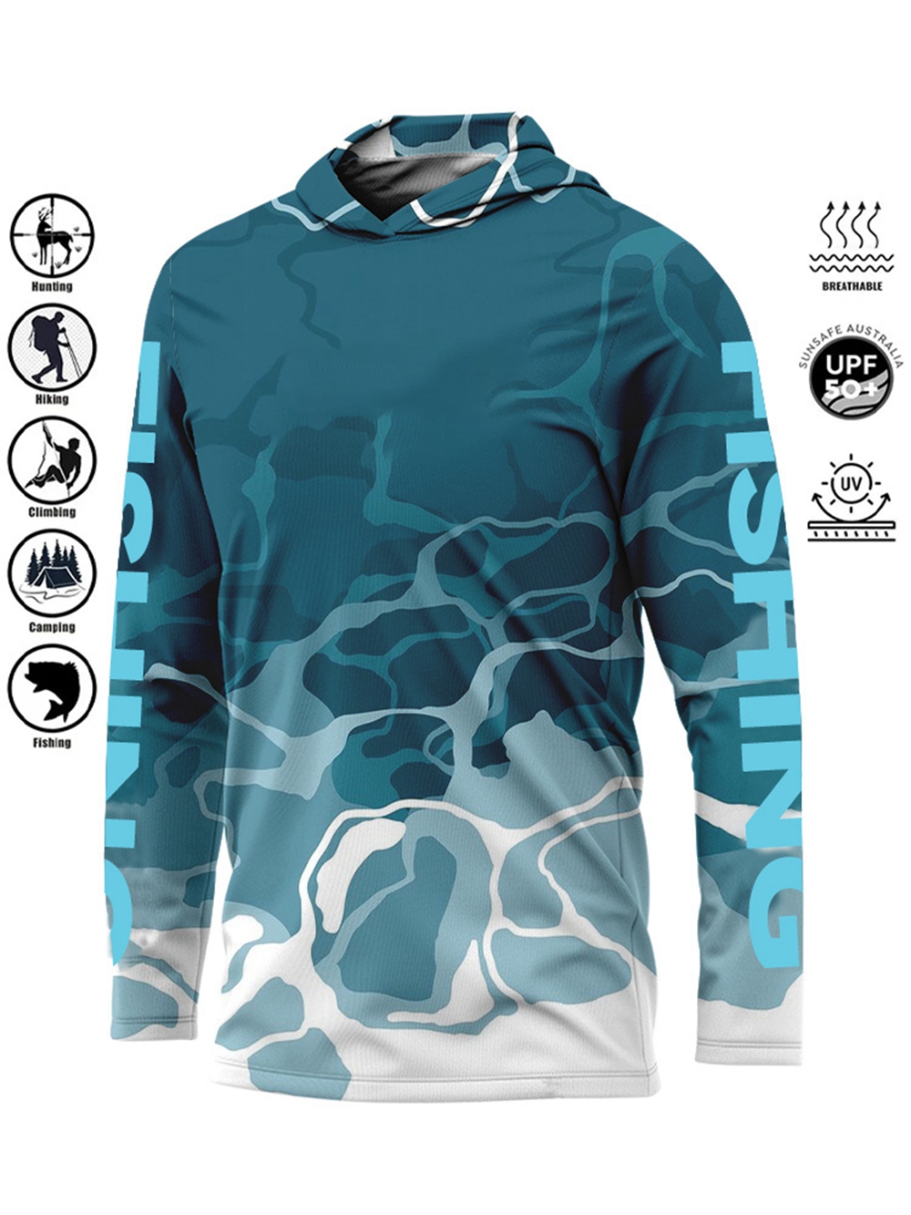 Fishing Shirt Hoodie,UPF 50+ U – обзор и цена Fishing Shirt Uv Protection