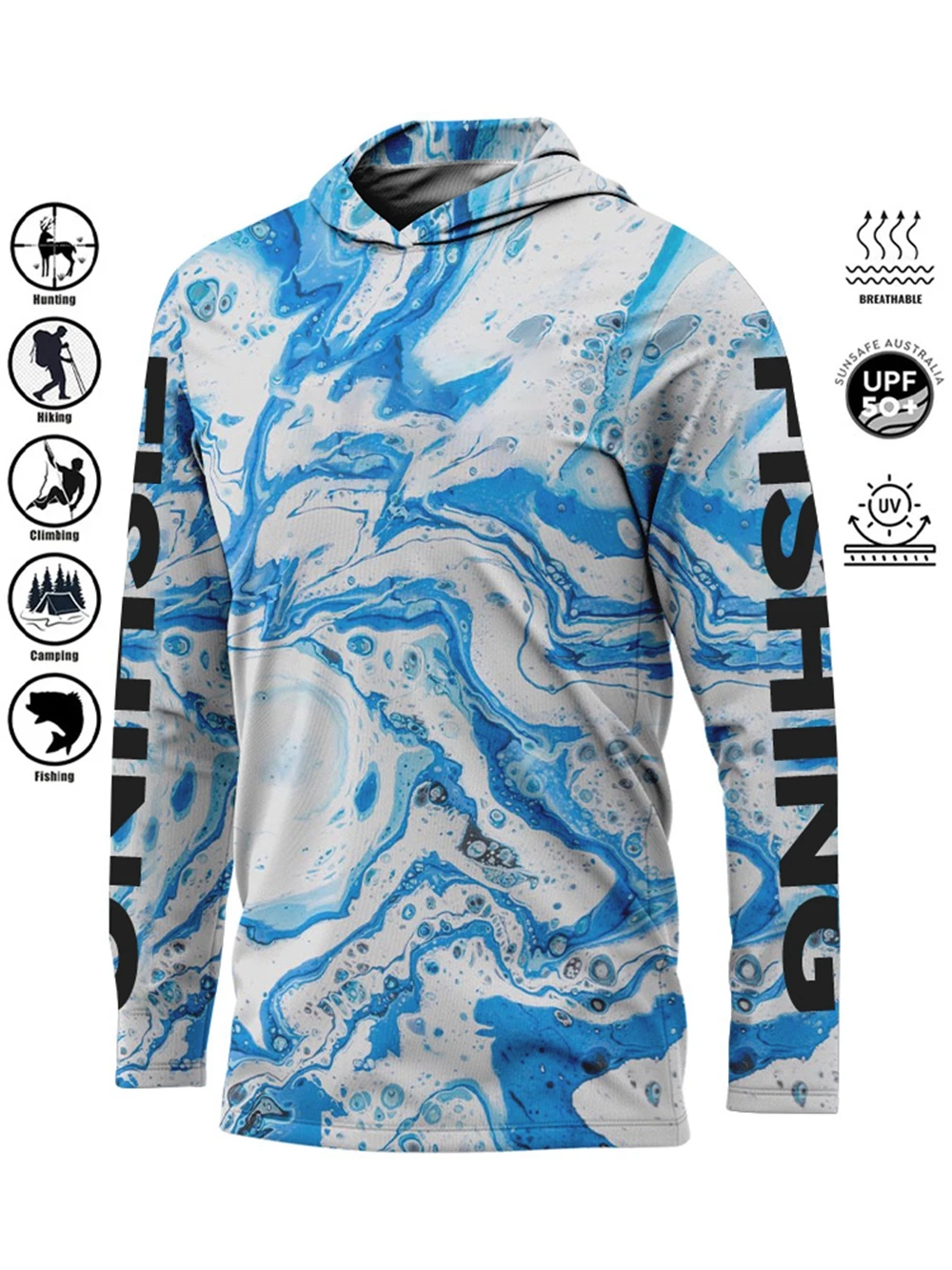 Fishing Shirt Hoodie,UPF 50+ U – обзор и цена Fishing Shirt Uv Protection